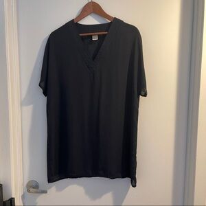 Women Tunic La Redoute 12 dark blue short sleeves